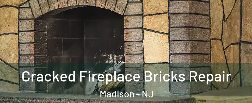 Cracked Fireplace Bricks Repair Madison - NJ