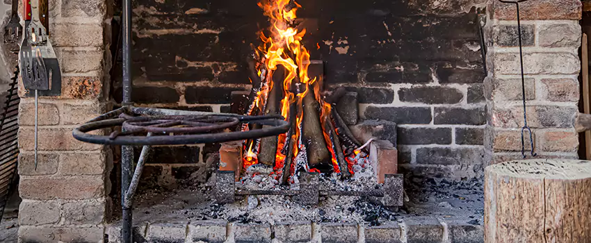 Cracked Electric Fireplace Bricks Repair Services in Madison, NJ
