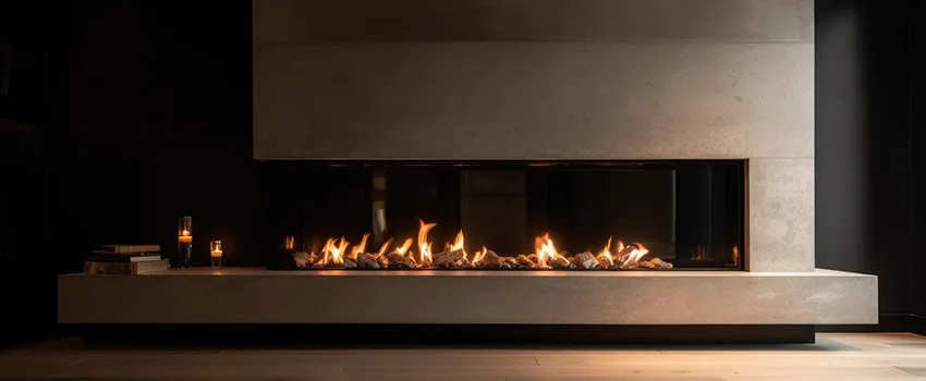 Gas Fireplace Ember Bed Design Services in Madison, New Jersey