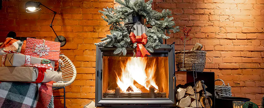 Travis Industries Linear Gas Fireplace Installation in Madison, New Jersey