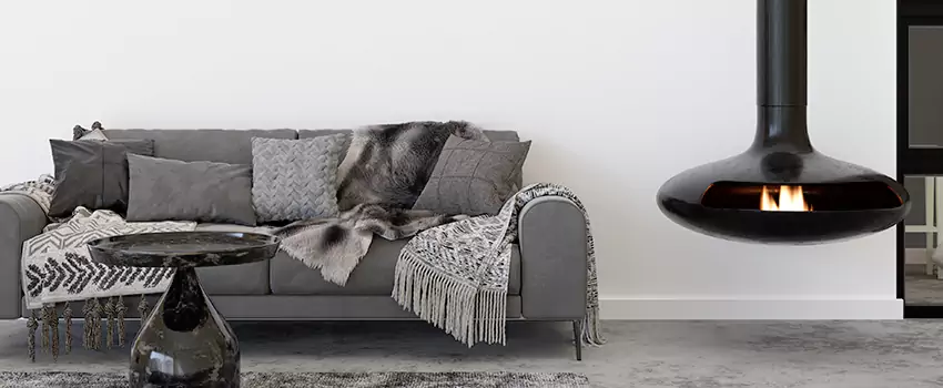 Circular Hanging Fireplace Installation Services in Madison, NJ