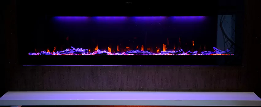 Dynamic Flame Color Fireplace Installation in Madison, NJ