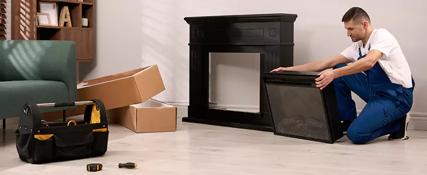 Old Rusted Metal Fireplace Repair And Replacement in Madison, NJ